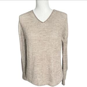 SOL Alpaca beige Knit Sweater quiet luxury neutral scandi girl minimalist